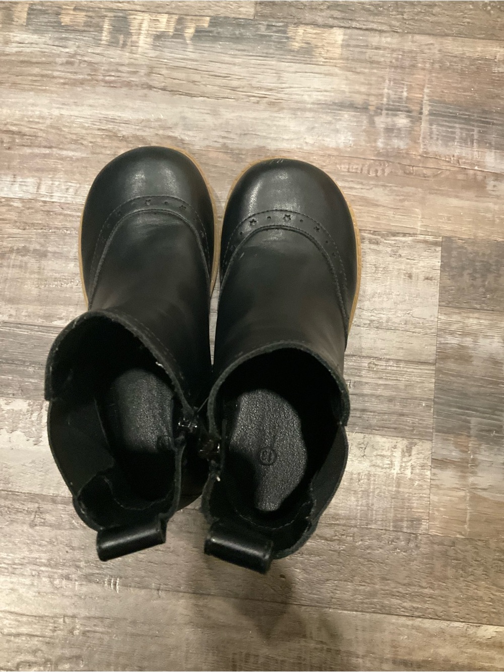 Kids Black Ankle Boots - Classic Style